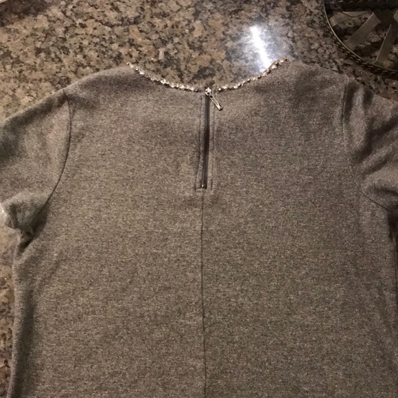 Grey Paraphrase Embellished Top size M - Picture 5 of 5